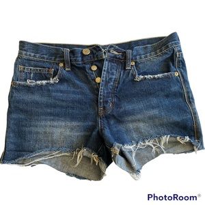 BDG Urban Outfitters Tom girl Button fly denim cut off jean shorts Size 26
